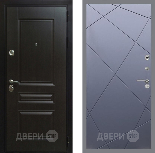 Входная металлическая Дверь Рекс (REX) Премиум-Н FL-291 Силк титан в Черноголовке