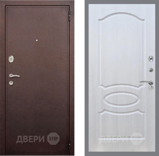 Дверь Рекс (REX) 2 Медный Антик FL-128 Лиственница беж в Черноголовке