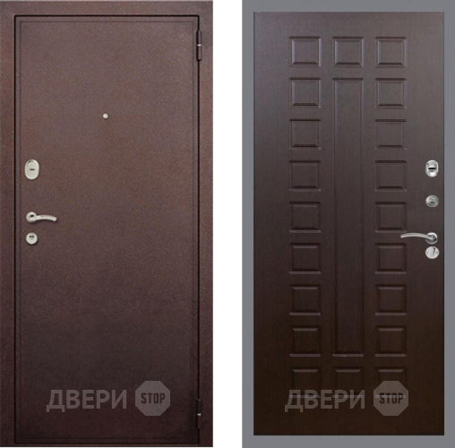 Входная металлическая Дверь Рекс (REX) 2 Медный Антик FL-183 Венге в Черноголовке