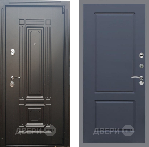 Входная металлическая Дверь Рекс (REX) 9 FL-117 Силк титан в Черноголовке