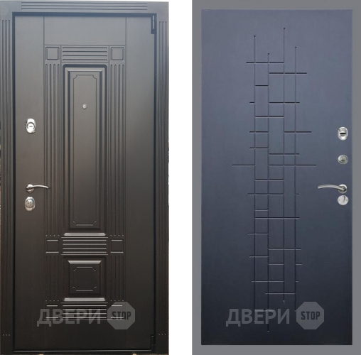 Входная металлическая Дверь Рекс (REX) 9 FL-289 Ясень черный в Черноголовке