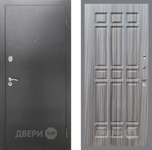 Дверь Рекс (REX) 2А Серебро Антик FL-33 Сандал грей в Черноголовке