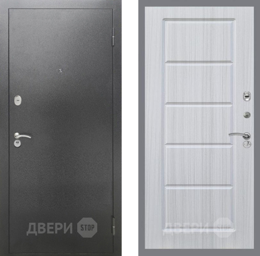 Дверь Рекс (REX) 2А Серебро Антик FL-39 Сандал белый в Черноголовке