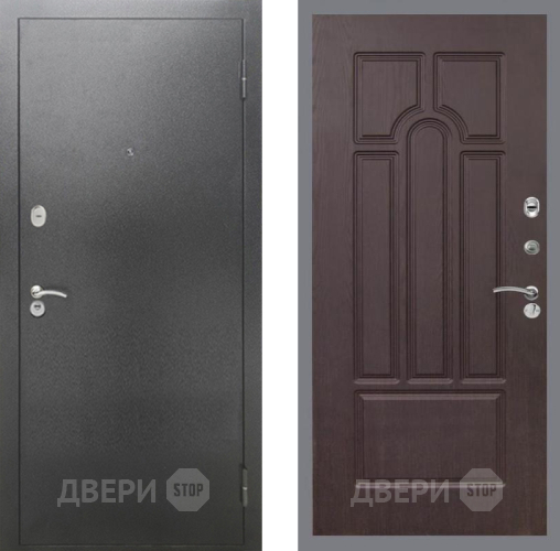 Входная металлическая Дверь Рекс (REX) 2А Серебро Антик FL-58 Венге в Черноголовке