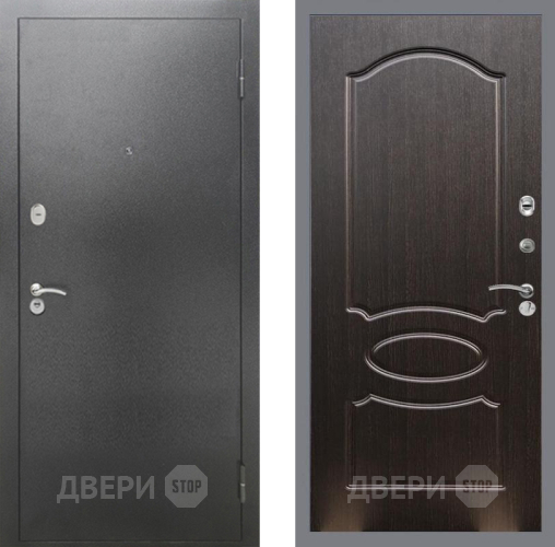 Входная металлическая Дверь Рекс (REX) 2А Серебро Антик FL-128 Венге светлый в Черноголовке