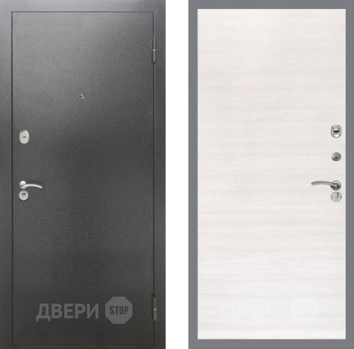 Дверь Рекс (REX) 2А Серебро Антик GL Акация в Черноголовке