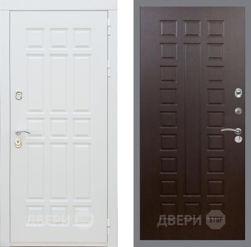 Входная металлическая Дверь Рекс (REX) 8 Силк Сноу FL-183 Венге в Черноголовке