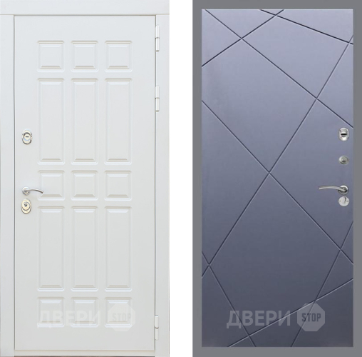 Входная металлическая Дверь Рекс (REX) 8 Силк Сноу FL-291 Силк титан в Черноголовке
