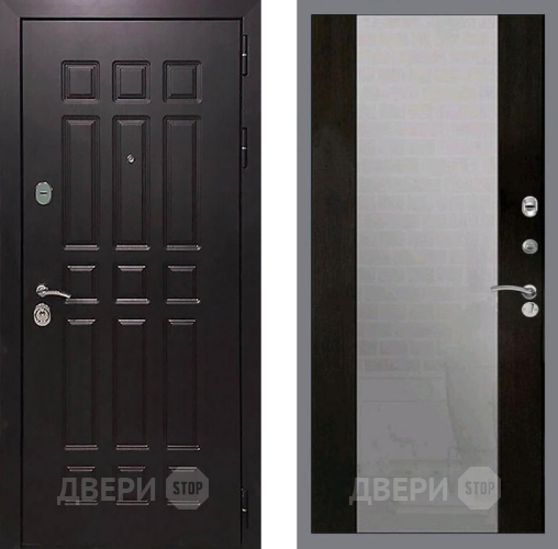 Входная металлическая Дверь Рекс (REX) 8 СБ-16 Зеркало Венге в Черноголовке