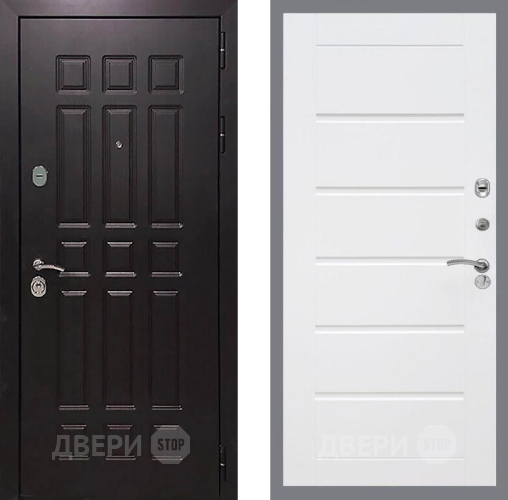 Входная металлическая Дверь Рекс (REX) 8 Сити Белый ясень в Черноголовке