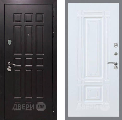 Входная металлическая Дверь Рекс (REX) 8 FL-2 Силк Сноу в Черноголовке