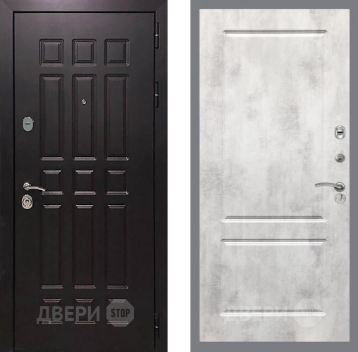 Входная металлическая Дверь Рекс (REX) 8 FL-117 Бетон светлый в Черноголовке