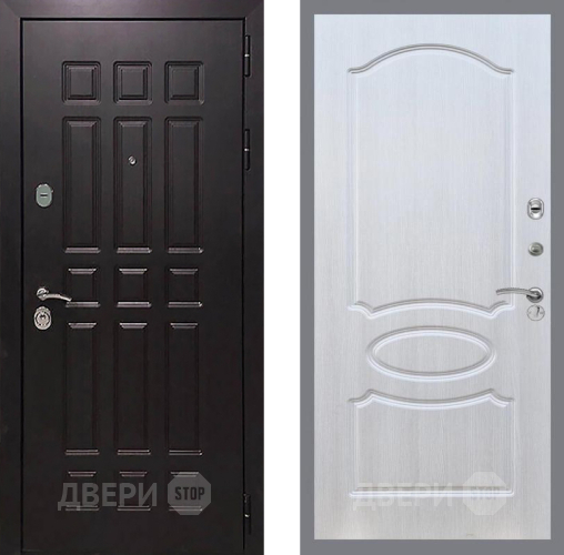 Входная металлическая Дверь Рекс (REX) 8 FL-128 Лиственница беж в Черноголовке
