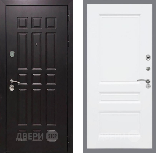 Входная металлическая Дверь Рекс (REX) 8 FL-243 Силк Сноу в Черноголовке