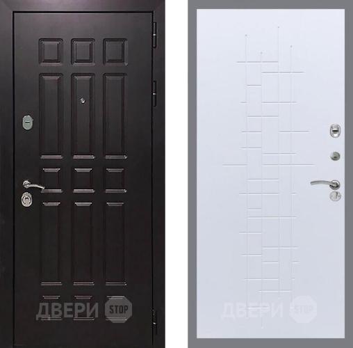 Входная металлическая Дверь Рекс (REX) 8 FL-289 Белый ясень в Черноголовке