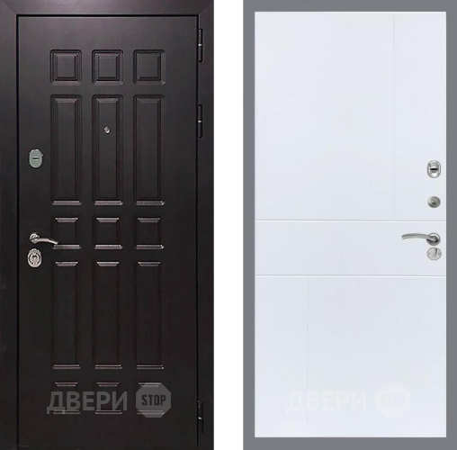 Входная металлическая Дверь Рекс (REX) 8 FL-290 Силк Сноу в Черноголовке