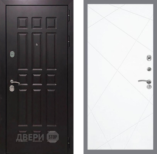 Входная металлическая Дверь Рекс (REX) 8 FL-291 Силк Сноу в Черноголовке