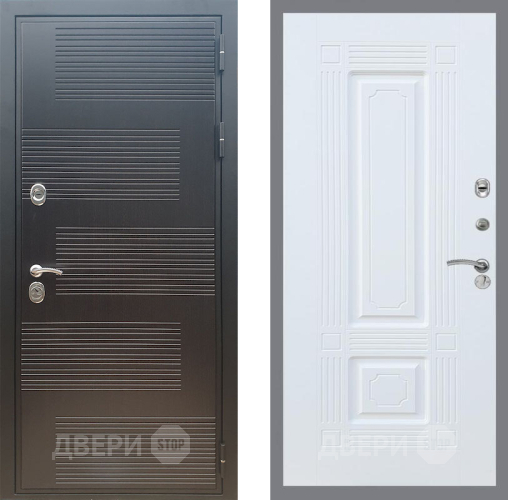 Входная металлическая Дверь Рекс (REX) премиум 185 FL-2 Силк Сноу в Черноголовке