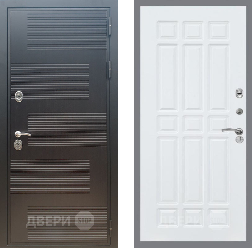 Входная металлическая Дверь Рекс (REX) премиум 185 FL-33 Силк Сноу в Черноголовке