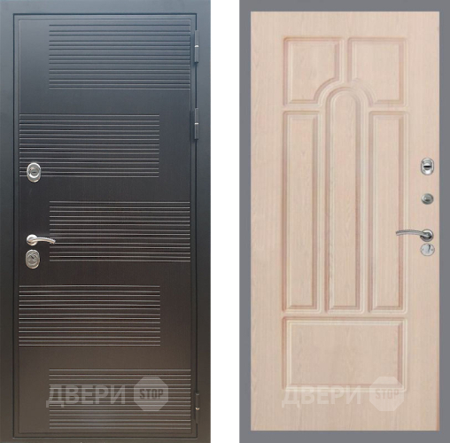 Входная металлическая Дверь Рекс (REX) премиум 185 FL-58 Беленый дуб в Черноголовке