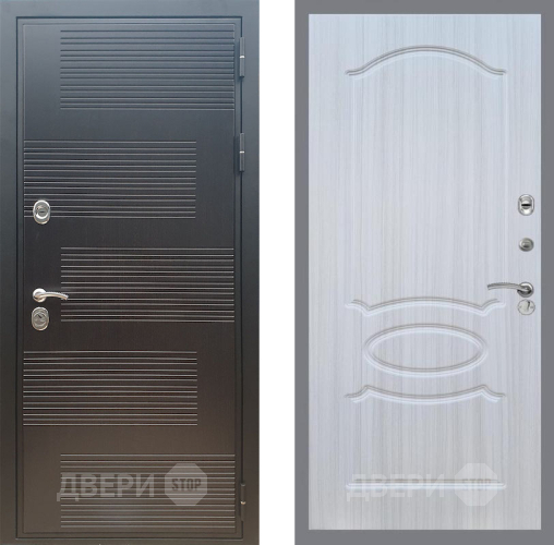 Входная металлическая Дверь Рекс (REX) премиум 185 FL-128 Сандал белый в Черноголовке