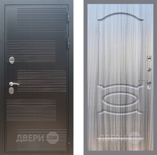 Входная металлическая Дверь Рекс (REX) премиум 185 FL-128 Сандал грей в Черноголовке