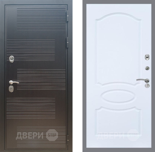 Входная металлическая Дверь Рекс (REX) премиум 185 FL-128 Силк Сноу в Черноголовке