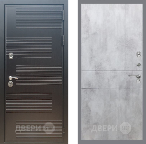 Входная металлическая Дверь Рекс (REX) премиум 185 FL-290 Бетон светлый в Черноголовке