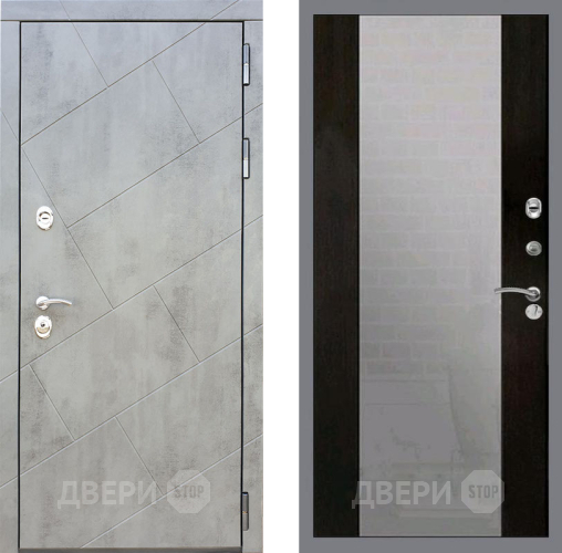 Входная металлическая Дверь Рекс (REX) 22 СБ-16 Зеркало Венге в Черноголовке