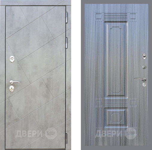 Входная металлическая Дверь Рекс (REX) 22 FL-2 Сандал грей в Черноголовке