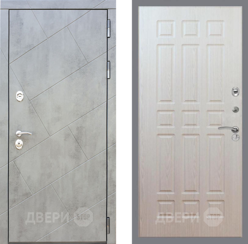 Входная металлическая Дверь Рекс (REX) 22 FL-33 Беленый дуб в Черноголовке