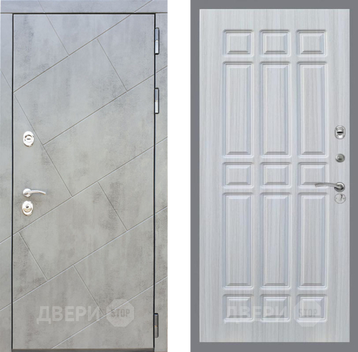 Входная металлическая Дверь Рекс (REX) 22 FL-33 Сандал белый в Черноголовке