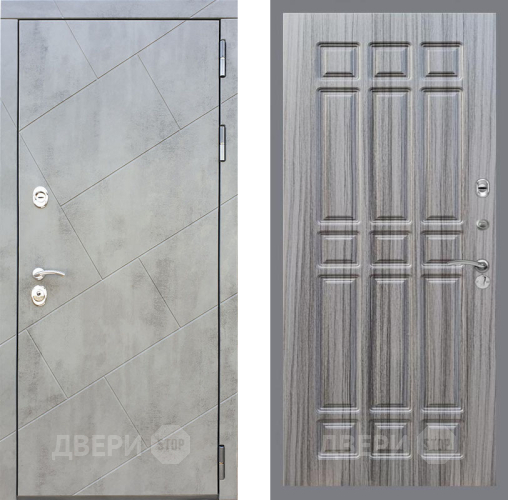 Входная металлическая Дверь Рекс (REX) 22 FL-33 Сандал грей в Черноголовке