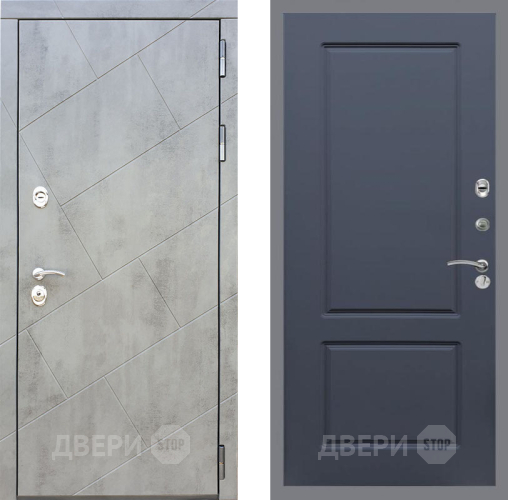 Входная металлическая Дверь Рекс (REX) 22 FL-117 Силк титан в Черноголовке
