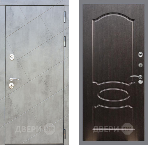 Входная металлическая Дверь Рекс (REX) 22 FL-128 Венге светлый в Черноголовке