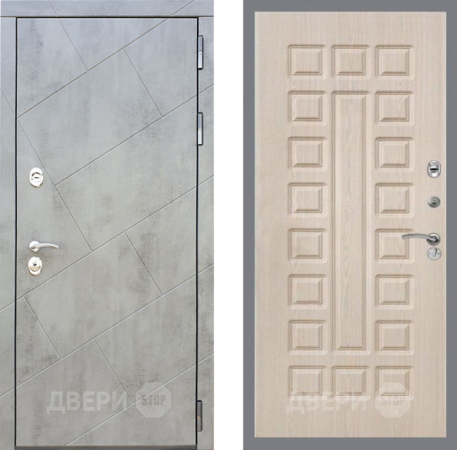 Входная металлическая Дверь Рекс (REX) 22 FL-183 Беленый дуб в Черноголовке