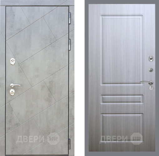 Входная металлическая Дверь Рекс (REX) 22 FL-243 Сандал белый в Черноголовке