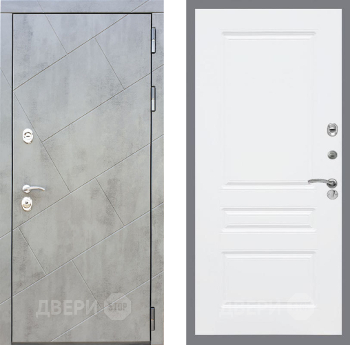 Входная металлическая Дверь Рекс (REX) 22 FL-243 Силк Сноу в Черноголовке