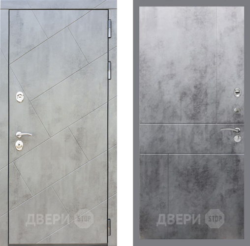 Входная металлическая Дверь Рекс (REX) 22 FL-290 Бетон темный в Черноголовке