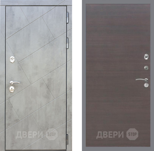 Входная металлическая Дверь Рекс (REX) 22 GL венге поперечный в Черноголовке