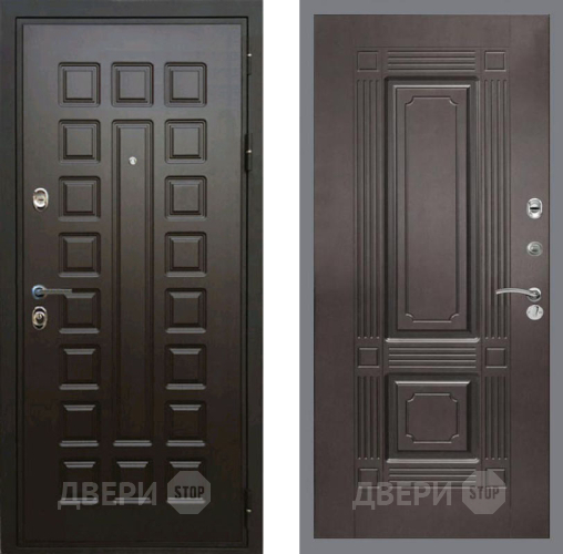 Входная металлическая Дверь Рекс (REX) Премиум 3к FL-2 Венге в Черноголовке