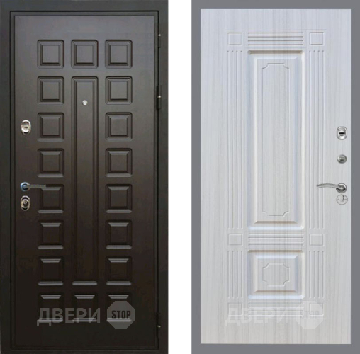 Входная металлическая Дверь Рекс (REX) Премиум 3к FL-2 Сандал белый в Черноголовке