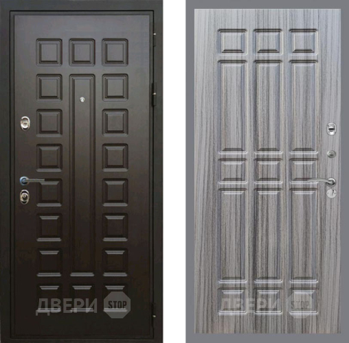 Входная металлическая Дверь Рекс (REX) Премиум 3к FL-33 Сандал грей в Черноголовке