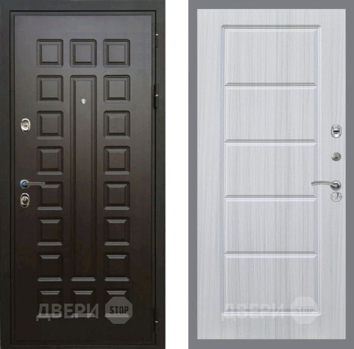 Входная металлическая Дверь Рекс (REX) Премиум 3к FL-39 Сандал белый в Черноголовке