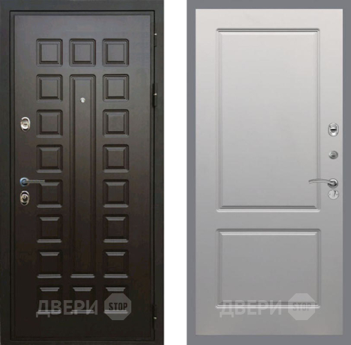 Входная металлическая Дверь Рекс (REX) Премиум 3к FL-117 Грей софт в Черноголовке