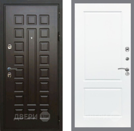 Входная металлическая Дверь Рекс (REX) Премиум 3к FL-117 Силк Сноу в Черноголовке