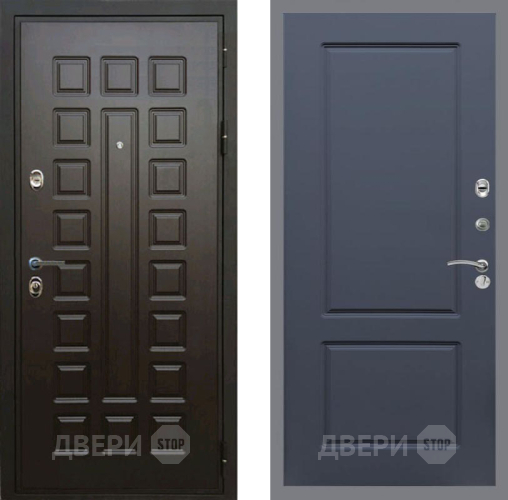 Входная металлическая Дверь Рекс (REX) Премиум 3к FL-117 Силк титан в Черноголовке