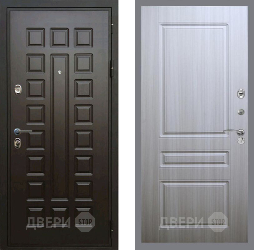 Входная металлическая Дверь Рекс (REX) Премиум 3к FL-243 Сандал белый в Черноголовке
