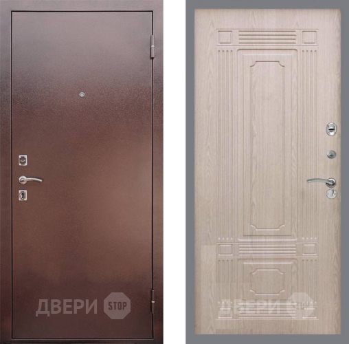 Входная металлическая Дверь Рекс (REX) 1 FL-2 Беленый дуб в Черноголовке