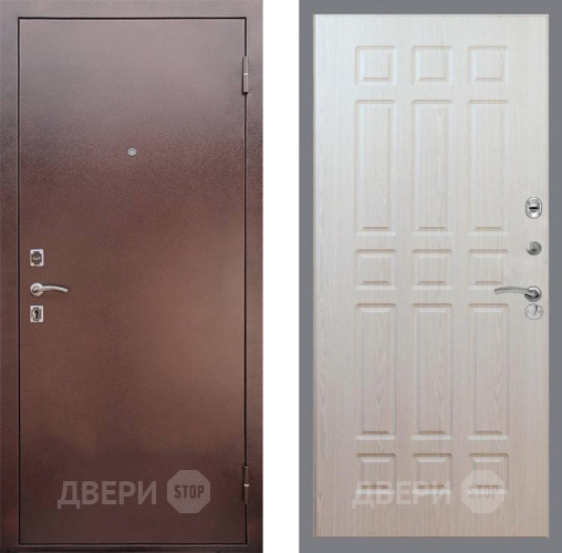 Входная металлическая Дверь Рекс (REX) 1 FL-33 Беленый дуб в Черноголовке